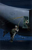 82nd. Airborne Night Drop - by Larry Selman