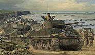 Advance from Arromanches - by Simon Smith