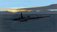 B-17 Straggler by K Price Randel