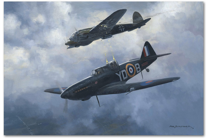 Combat over Lincolnshire - by Mark Postlethwaite