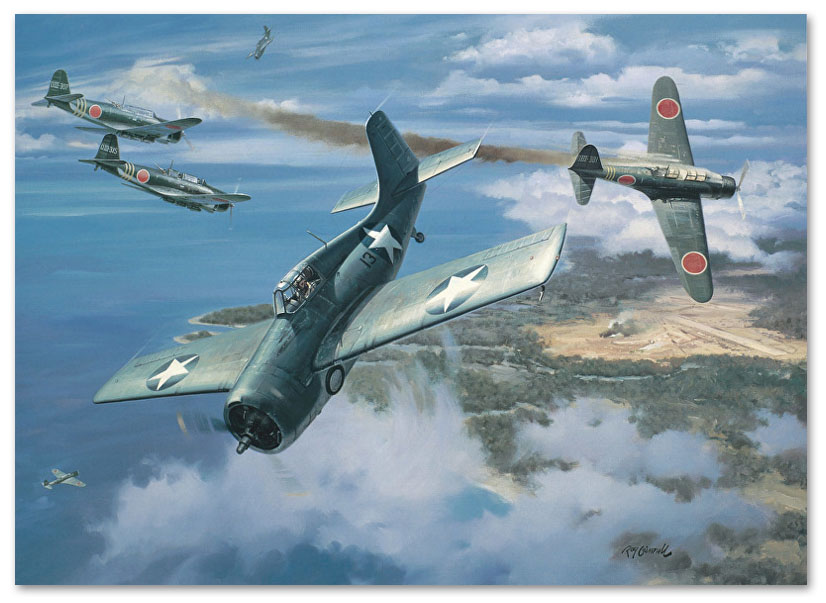 First Marine Ace - by Roy Grinnell