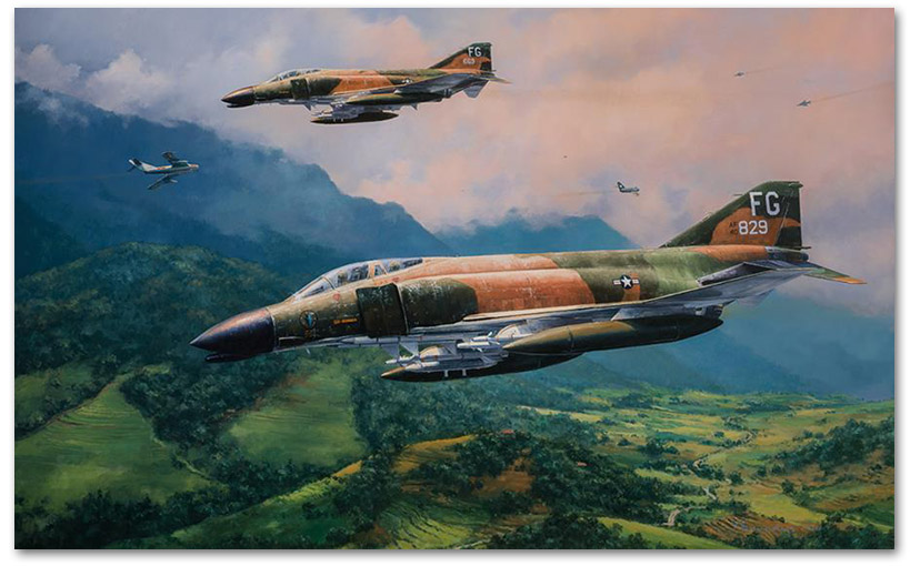 MiG Encounter - by Anthony Saunders