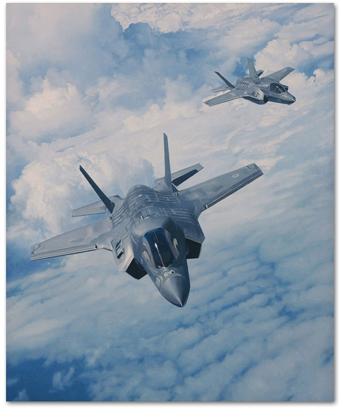 RAF F-35B Lightnings - by Alex Hamilton