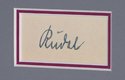 Hans Ulrich Rudel signature
