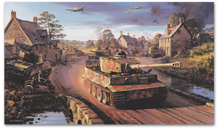 Tigers in Normandy - by Nicolas Trudgian