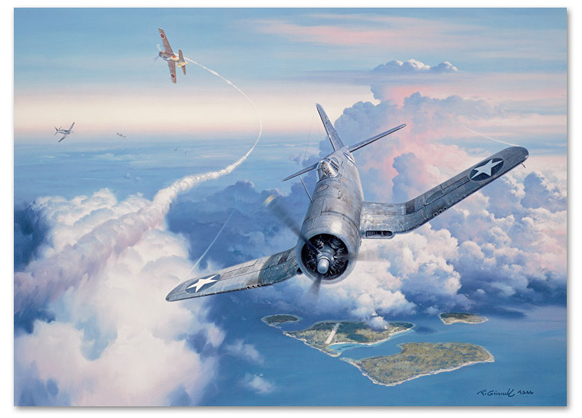 Zero Fighter Sweep - by Roy Grinnell