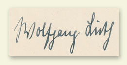 Wolfgang Luth signature