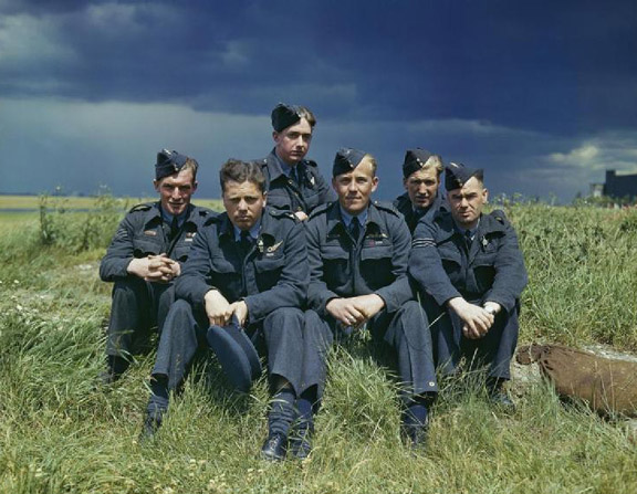 Crew of Lancaster AJ-T