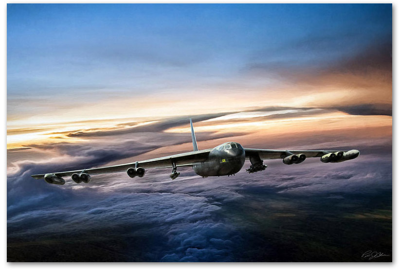 B-52 Inbound - by Peter Chilelli