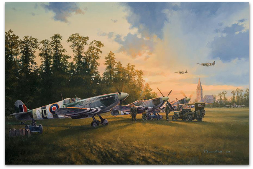 Breakout from Normandy - by Anthony Saunders