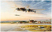 Coming in Over the Estuary - by Robert Taylor
