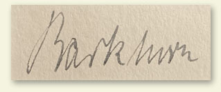 Gerhard Barkhorn signature