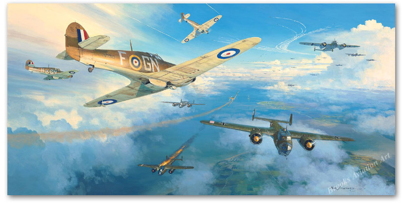 Hurricanes Into Battle - by Mark Postlethwaite