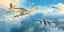 Hurricanes Into Battle - by Mark Postlethwaite