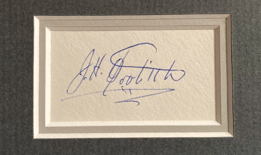 Gen. Jimmy Doolittle signature