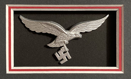 WWII Lufwaffe officers cap badge