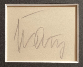 Wilhelm Batz signature