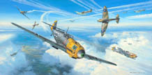 Messerschmitts Into Battle - by Mark Postlethwaite