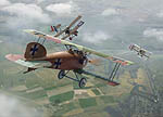 Richthofen Vs. Lanoe Hawker - by Jim Laurier