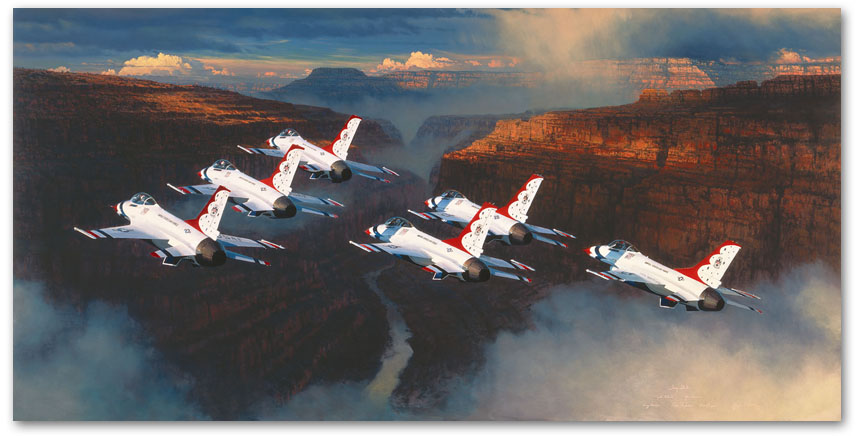 Thunder in the Canyon - by William S Phillips